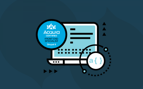 Acquia FE Certification Prep with Debug Academy Illustration